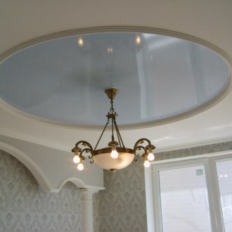 Кръгъл таван в класически стил