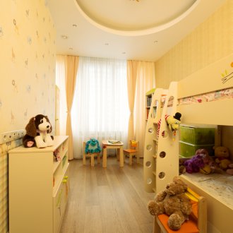 Кръгъл таван в детската стая