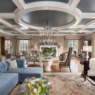 Кръгъл таван в къщата