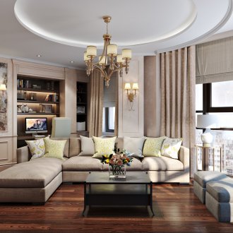 Кръгъл таван в арт нуво