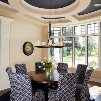 Кръгъл таван в трапезарията