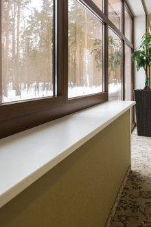 Инсталиране на пластмасов перваза на прозореца