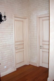 Бяла врата в стил Прованс