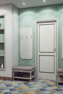 Входна врата на прованс стил