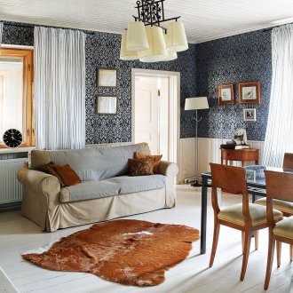 Всекидневна в стила на страната