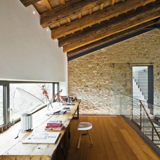 Fensterbrett in einem Landhaus
