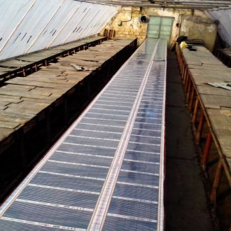 Оранжерийно инфрачервено отопление