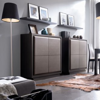 Мебелен венге в хола в модерен стил