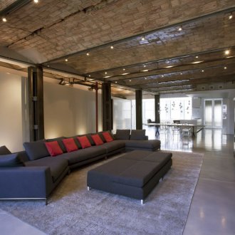 Loft vaulted ceiling