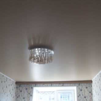 Сив матов таван за опъване