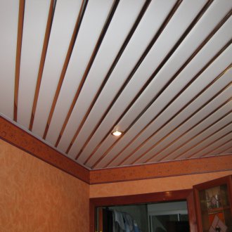 PVC таван с диагонал