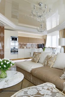 Бежов таван в хола