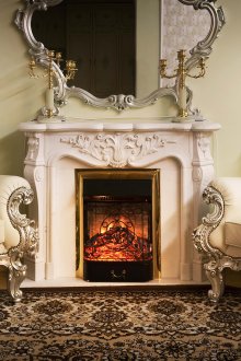 Стилна камина в класически стил