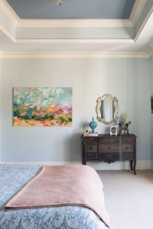 Син таван в етно стил