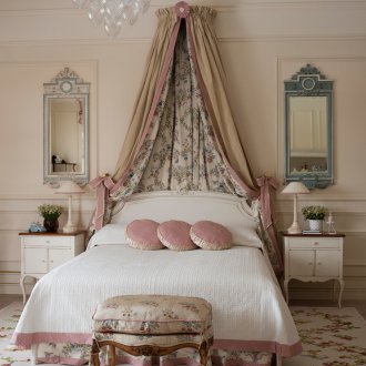 Provence gaya bilik tidur karpet
