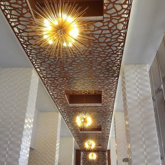 Фигурен таван на панела