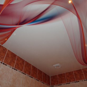 Печатен таван в банята