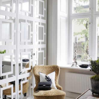 Fensterdekoration ohne Vorhänge