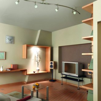 거실의 천장 반점