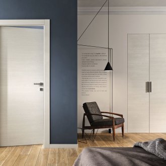 Бяла ламинирана врата