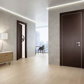 Ламинирана врата на венге