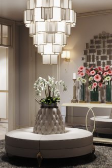 Полилей в стил Арт Нуво в коридора