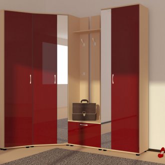 Ъгъл коридор с скрин