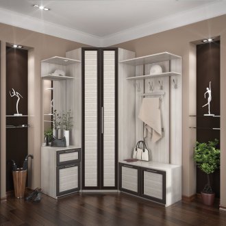 Сив ъглов коридор