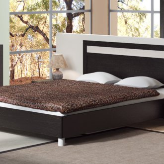 Katil wenge dan oak susu