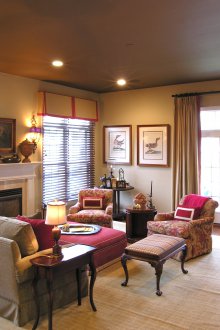 Кафяв матов таван за опъване