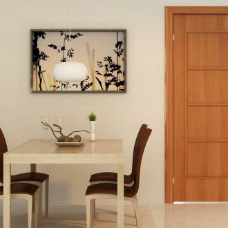 Светлокафява врата