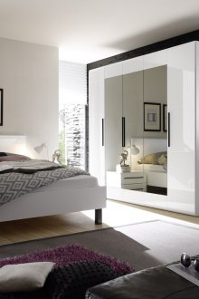 Glossy bedroom in the house