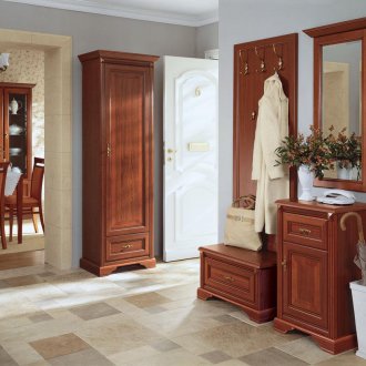 Дъбен входен скрин