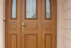 Entrance arched door MDF