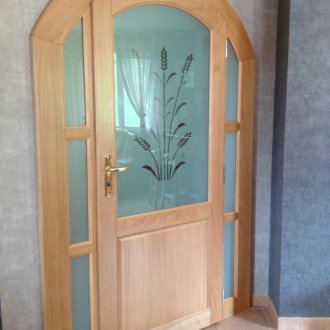 Входна светлинна врата MDF