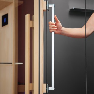 Стъклена люлка за сауна