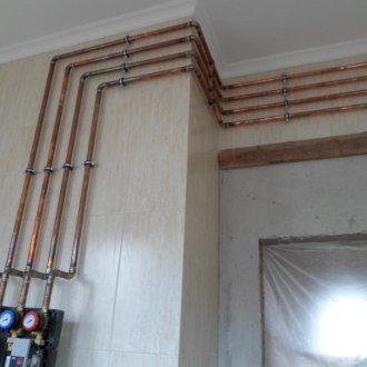 Pemasangan paip untuk bekalan air