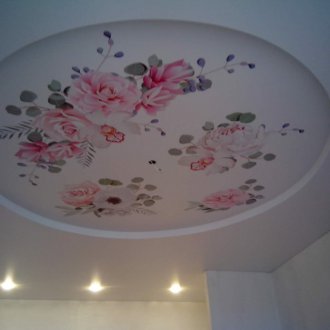 Опънат таван от плат с фотопечат
