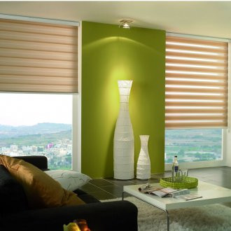 Завеси без пробиване в хола