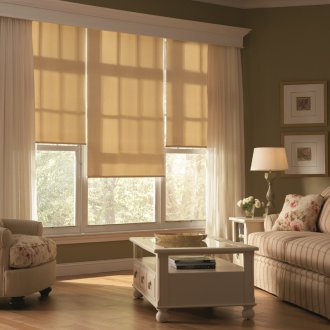 Завеси без пробиване в интериора