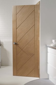 Вътрешна врата MDF под бук