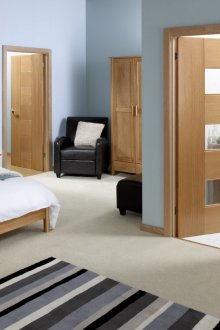 Интериорна светлина MDF врата