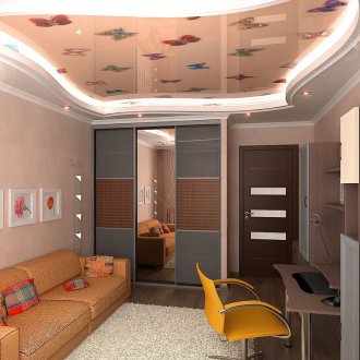 Таванът в Хрушчов със снимка