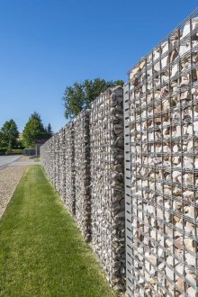 Метална ограда от габиони