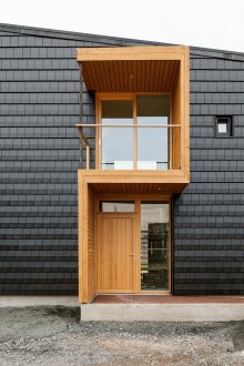 Необичайна веранда на модерна къща