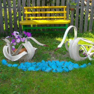 Занаяти от гуми за лятна резиденция