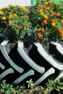 Легло за градински гуми