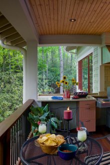 Дизайн на веранда на селска къща