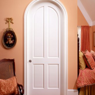Аркована врата за боядисване