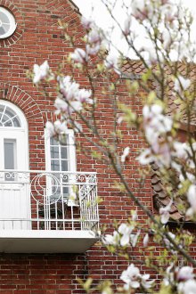 Аркована врата с горен разширител